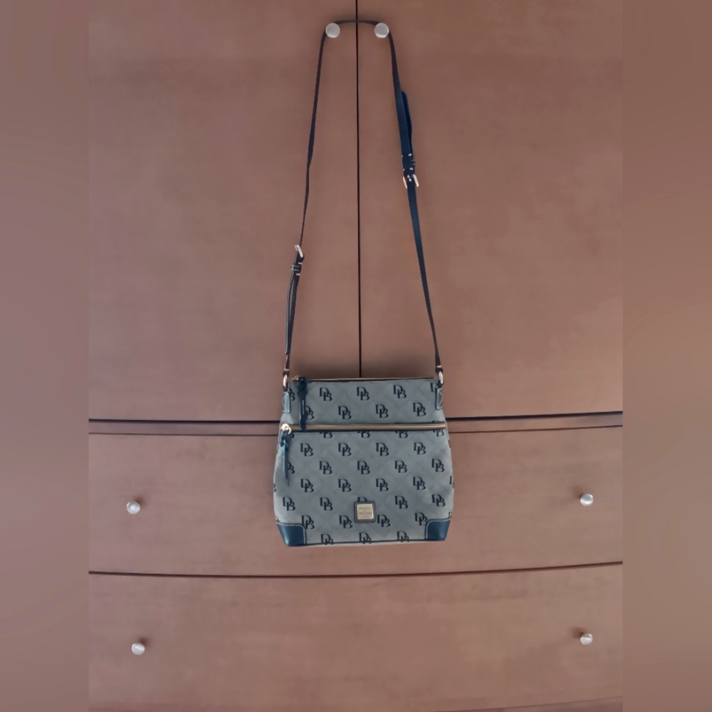 Dooney & Bourke Crossbody Handbag, Black & Gray
